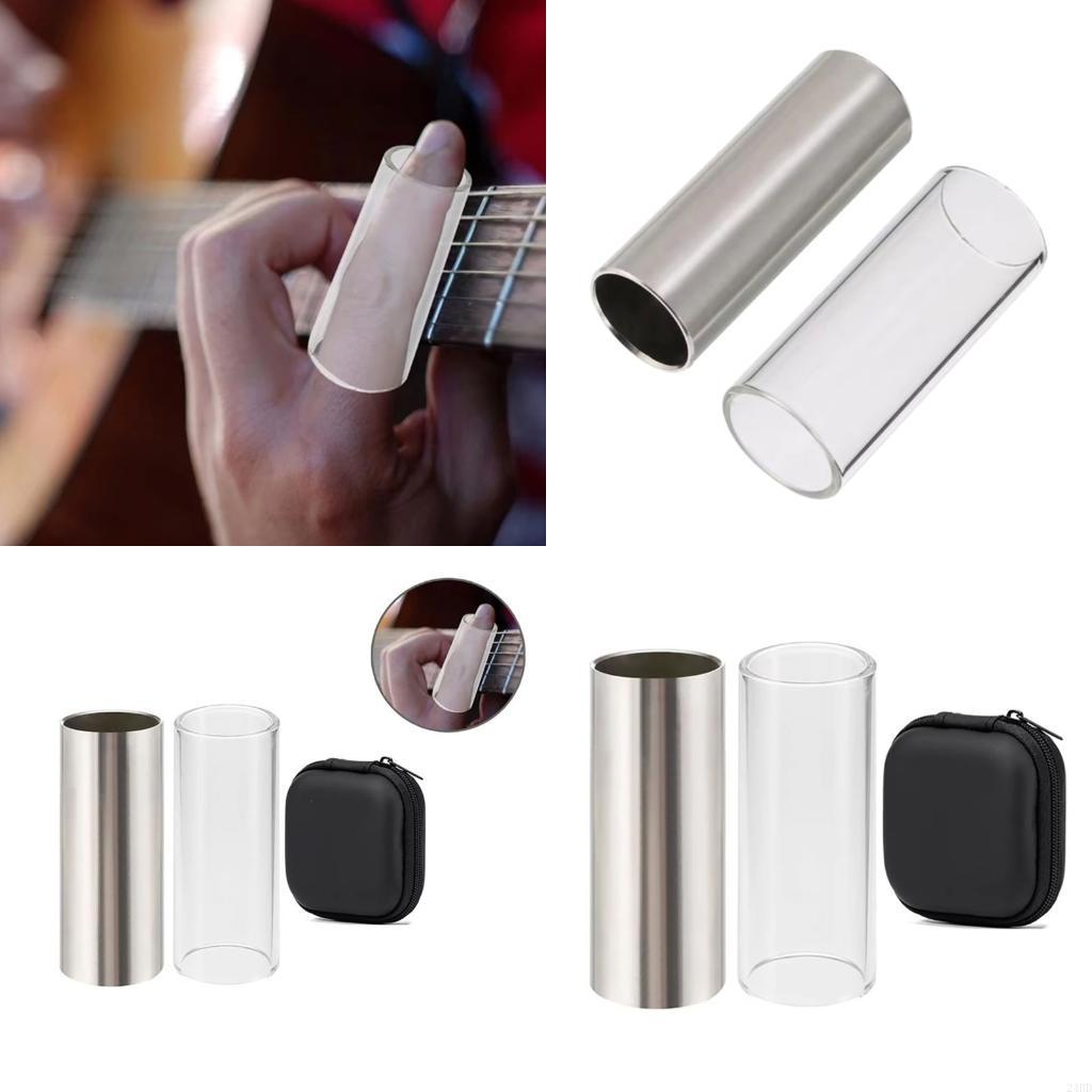 Guitar Slide Tube - Guitar Slide Set for Slide-Style Playing,