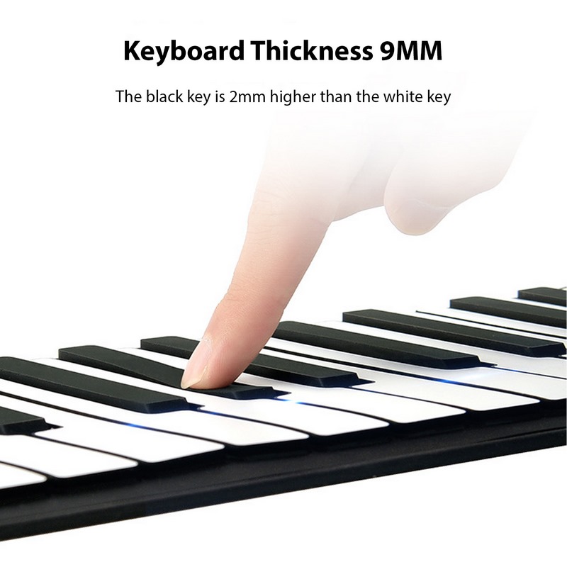 88‑Key Roll‑Up Portable Silico - Piano Sustain Pedal 评论和价格