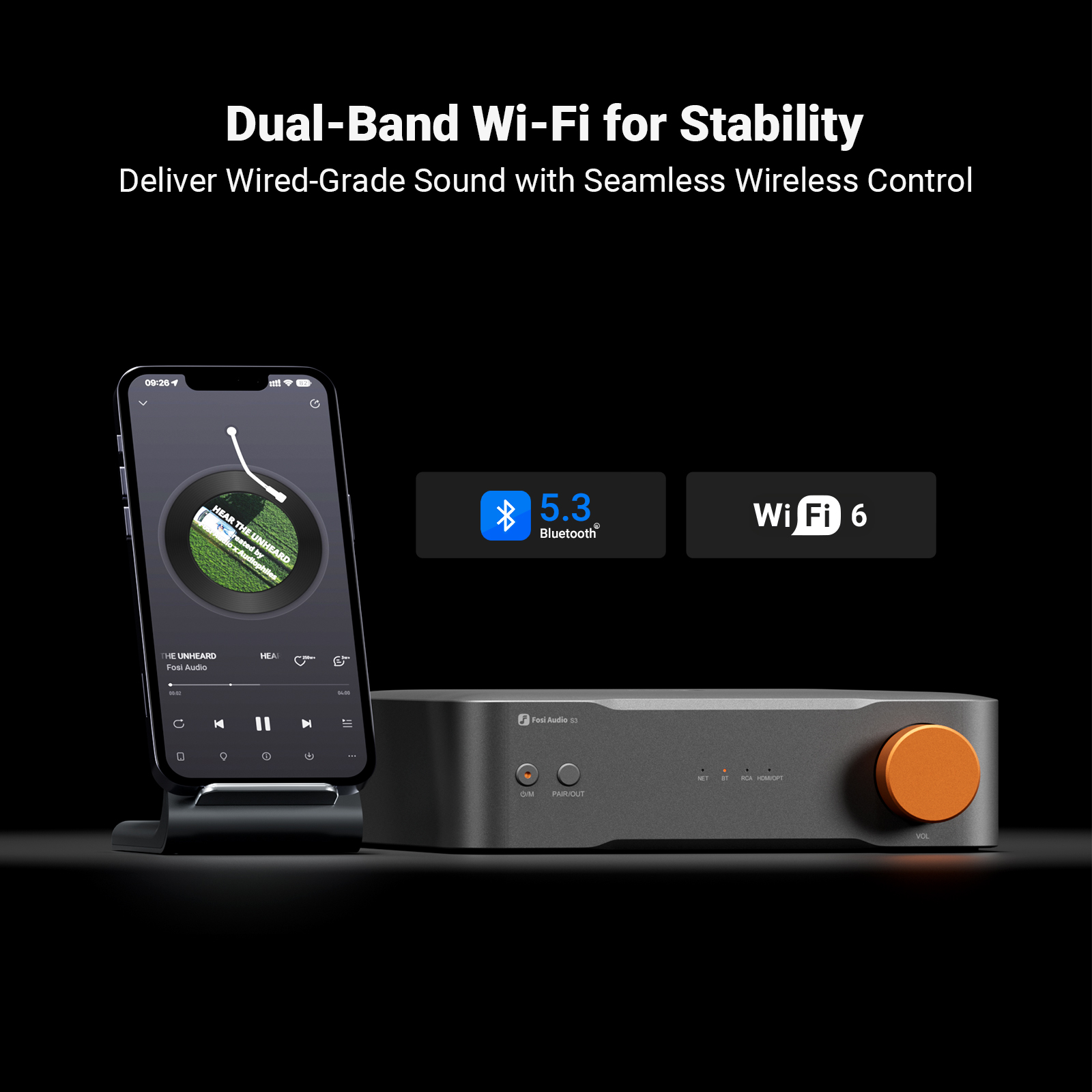 Fosi Audio Hi-Res Music Stream - Audio Without Music 评论和价格