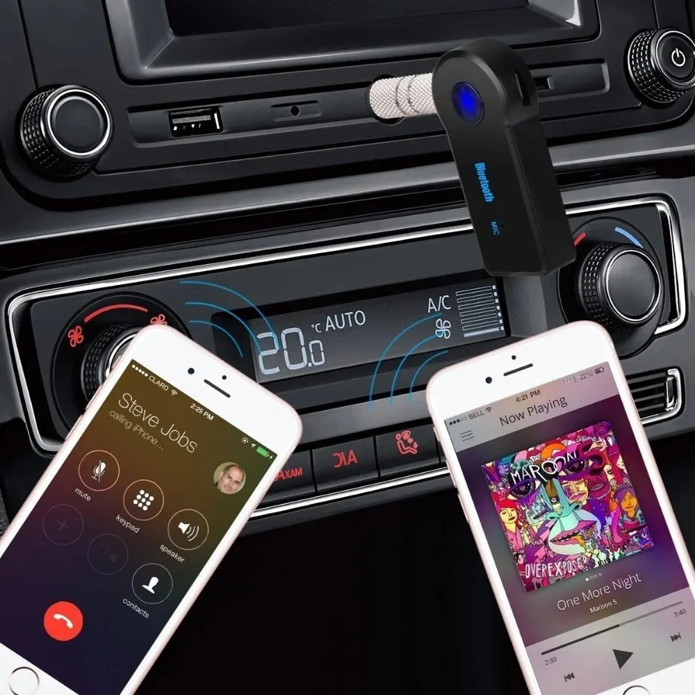 Bluetooth4.2 AUX Audio Stereo  - Audio Without Music 评论和价格
