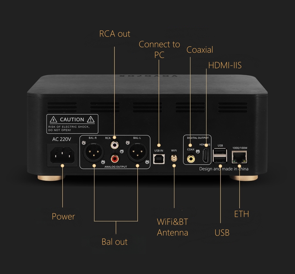 VOVOFOX-HiFi AP05S Lossless Mu - Audio Without Music 评论和价格