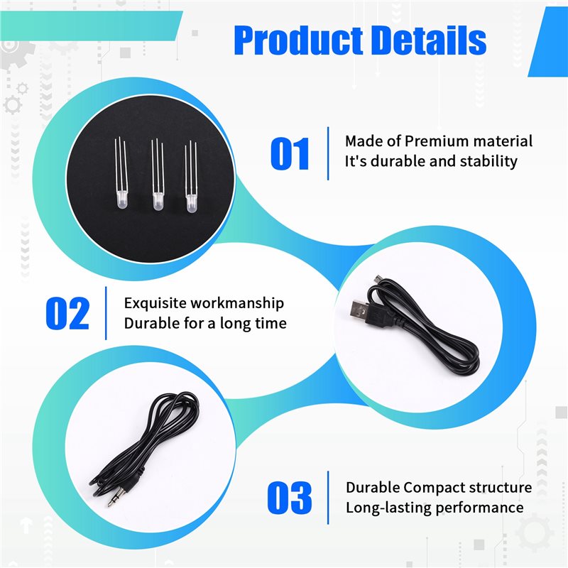 【DIGITAL GADGET】TYPE-C USB LED - Audio Without Music 评论和价格