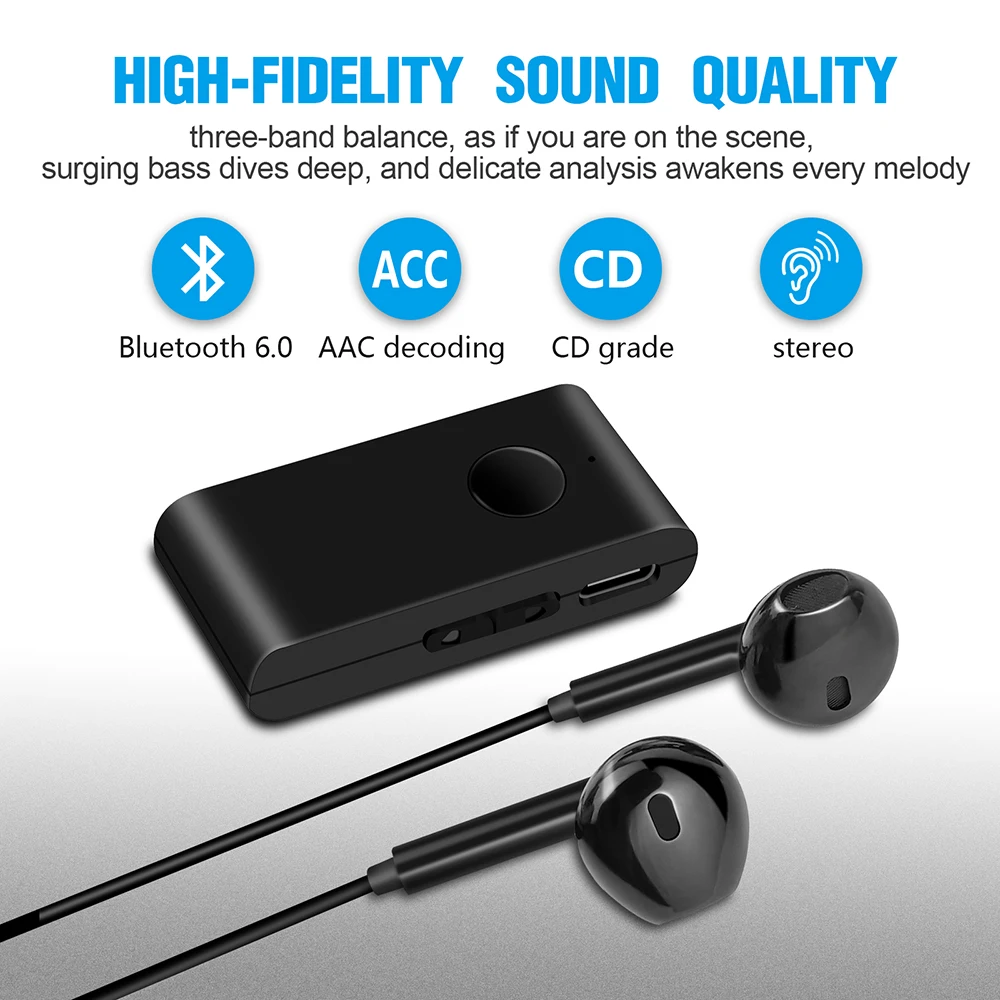Wireless Audio Adapter 3.5mm R - Audio Without Music 评论和价格